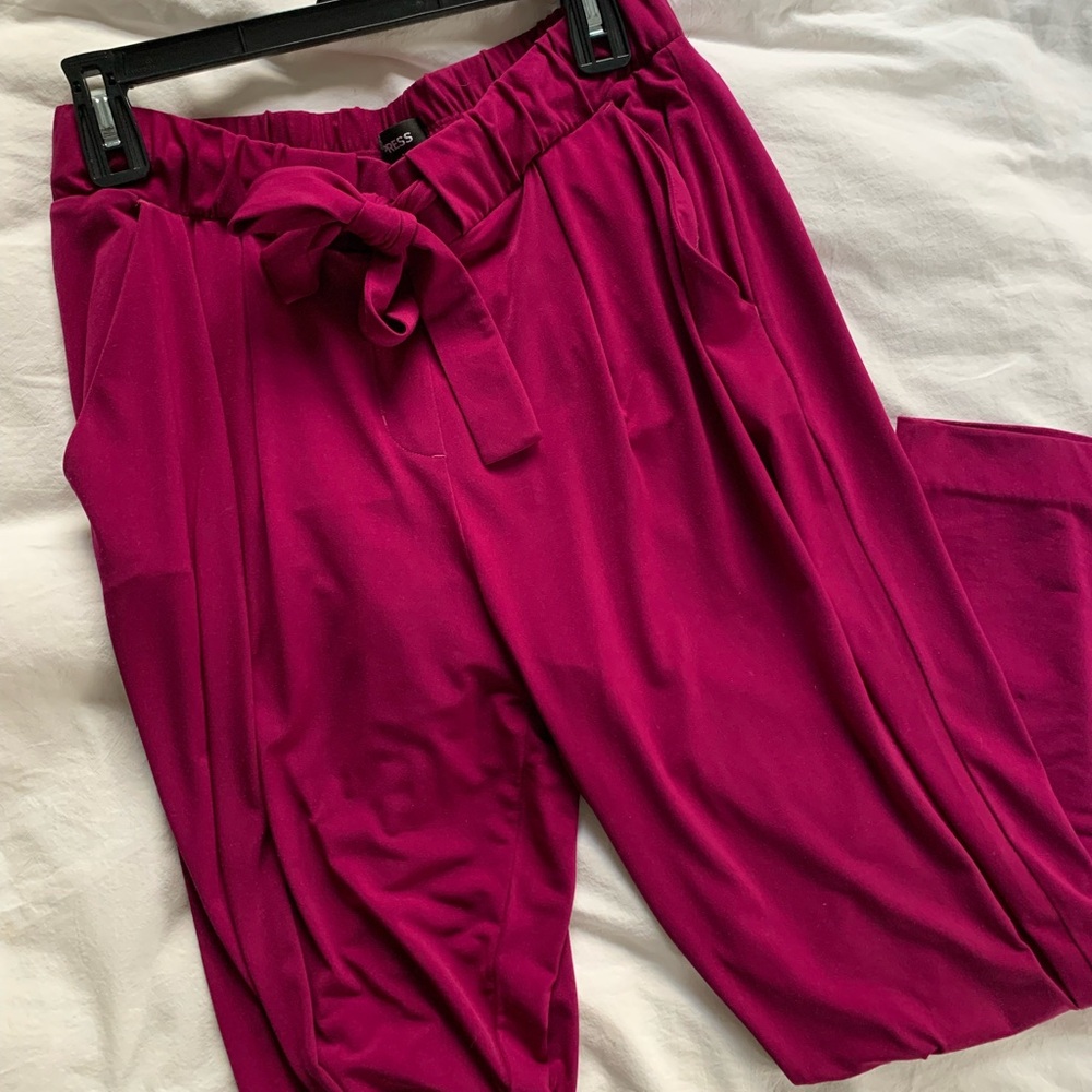 Magenta Trousers